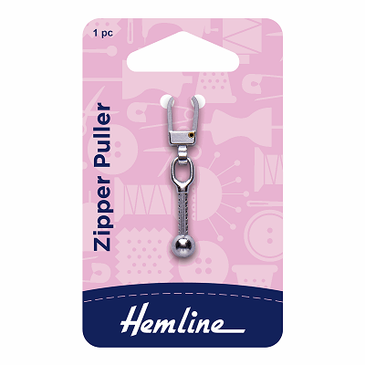 H164.04 Zipper Puller: Ball: Silver.. 